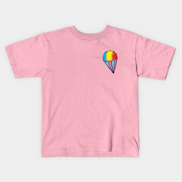 Snow Cone Kids T-Shirt by Kenjy737